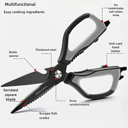 Stainless Steel Multifunctional Kitchen Scissors