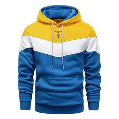 Men's Casual Hoodie Tracksuit for Autumn and Winter