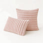 Faux Fur Plush Throw Pillow Covers 30x50cm 45x45cm Orange Green Pink Cream