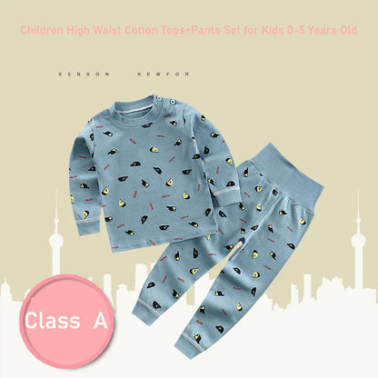 Children's Cotton Pajamas Set for Boys and Girls