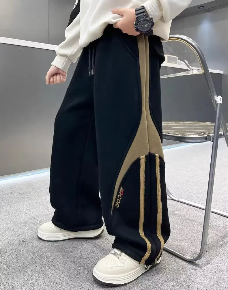 Boys Cargo Pants Spring Autumn Sport Trousers