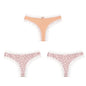 BZEL Women Lace Thong Panties Low-Waist G-String Leopard