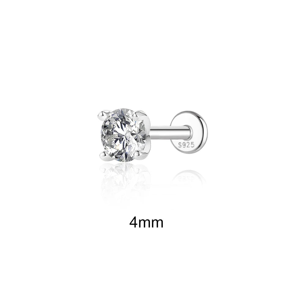 Canner Moissanite Stud Earrings 925 Sterling Silver