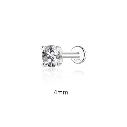Canner Moissanite Stud Earrings 925 Sterling Silver