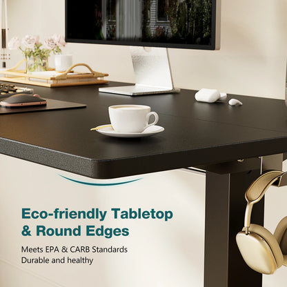 JHK Electric Adjustable Height Standing Desk for Office