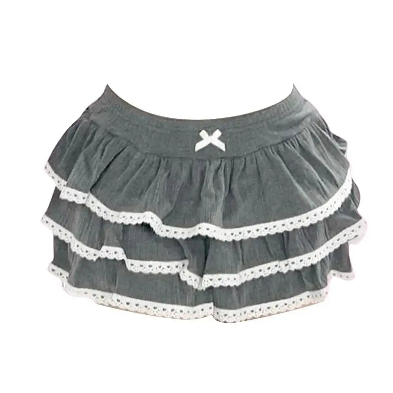 Pink Polka Dot Mini Skirt for Women
