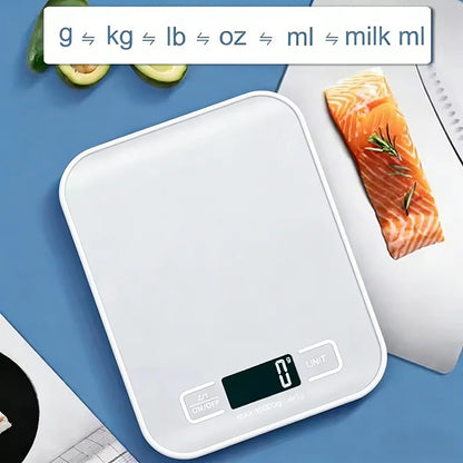 Digital Kitchen Scale Stainless Steel LED Display