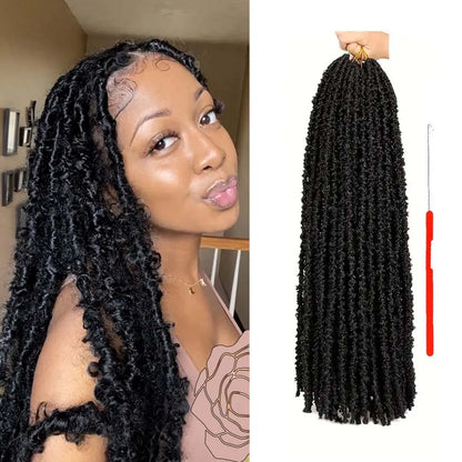 22 Inch Handmade Butterfly Locs Crochet Hair Extensions