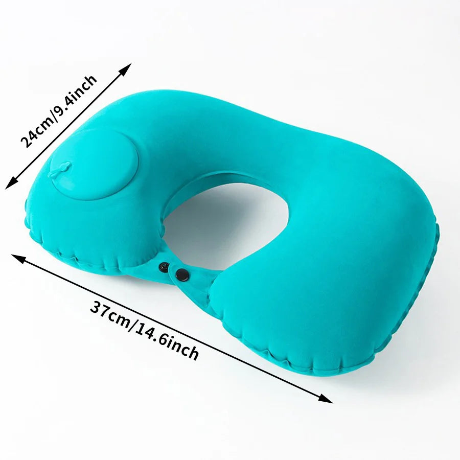 Self-Inflating Portable Travel Neck Pillow