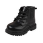Waterproof PU Leather Children's Lace-up Boots