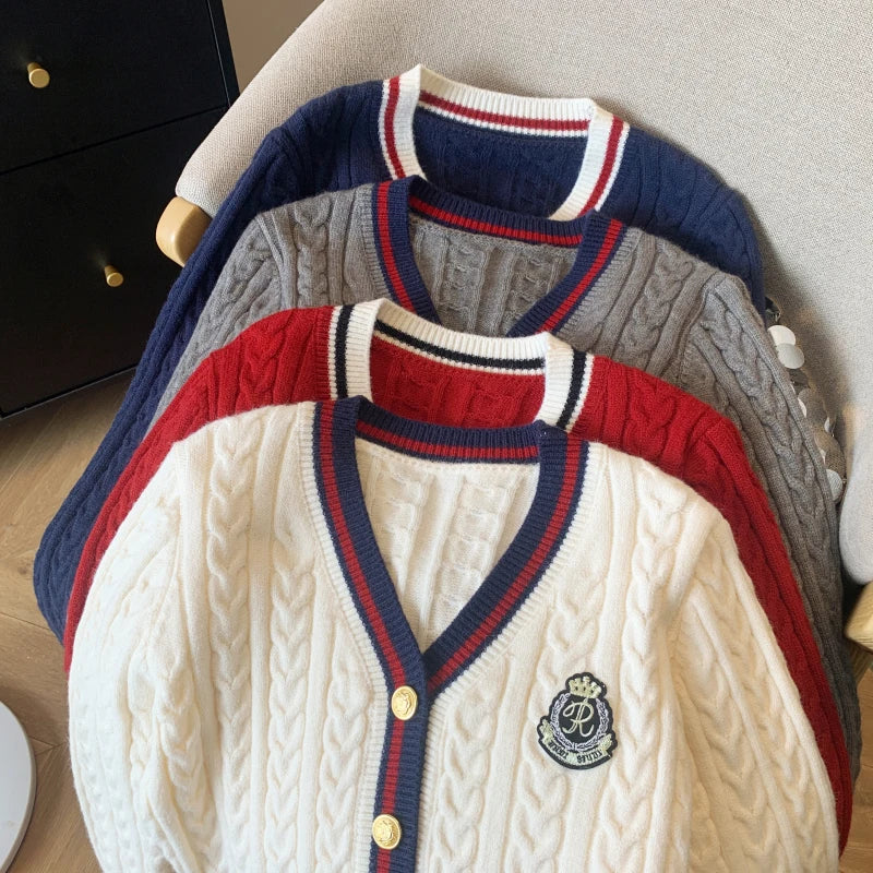 Cashmere V Neck Pullover Knitwear Jumper for Women