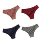 4PCS Seamless Brazilian Panties Cool Ice Silk Low Waist
