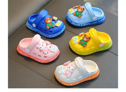 Children's Cartoon Slippers with Soft EVA Soles