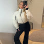 Women's Windproof Thermal Turtleneck Ski Jumpsuit