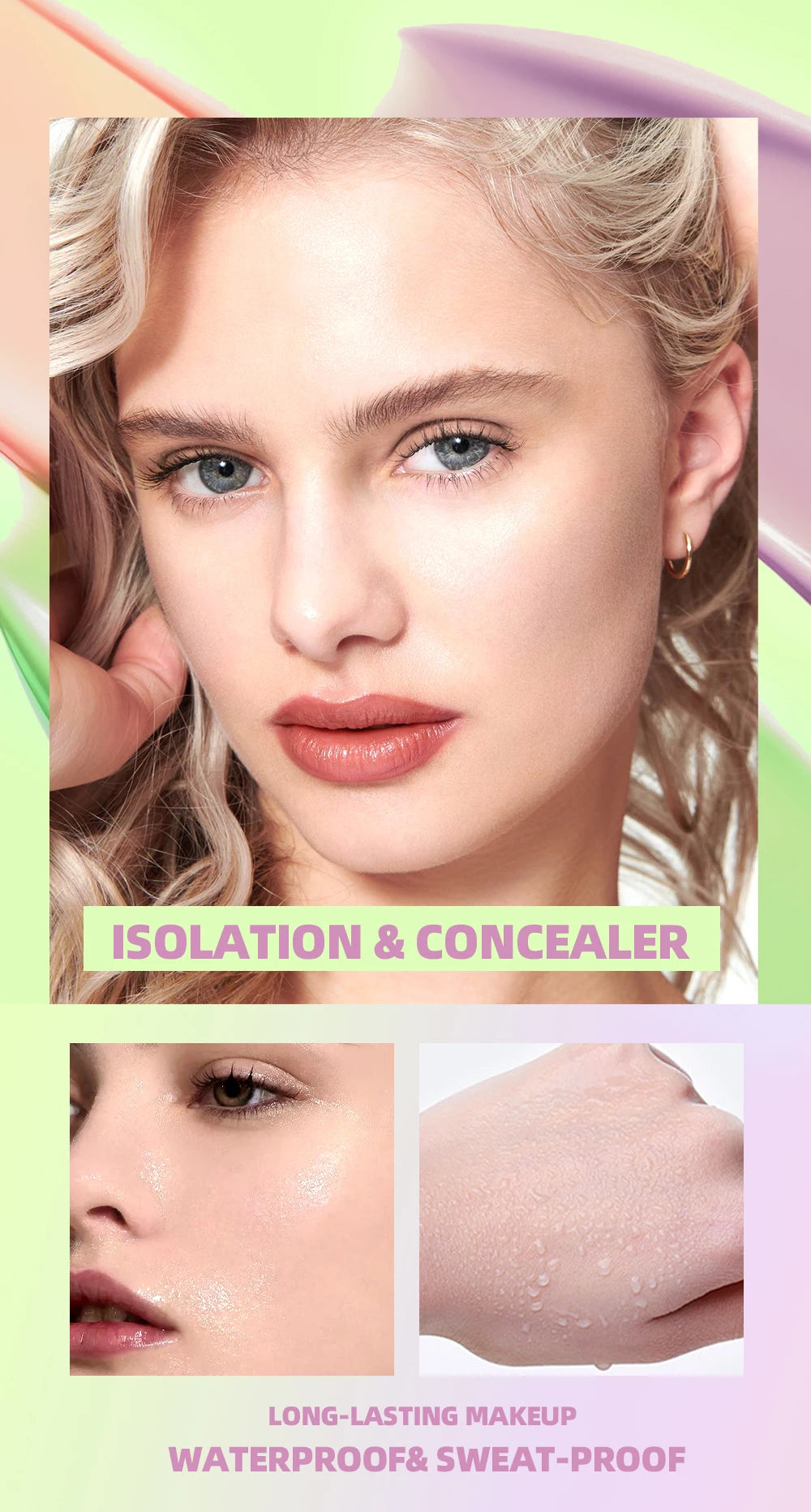 Qibest Three-Color Cream Concealer