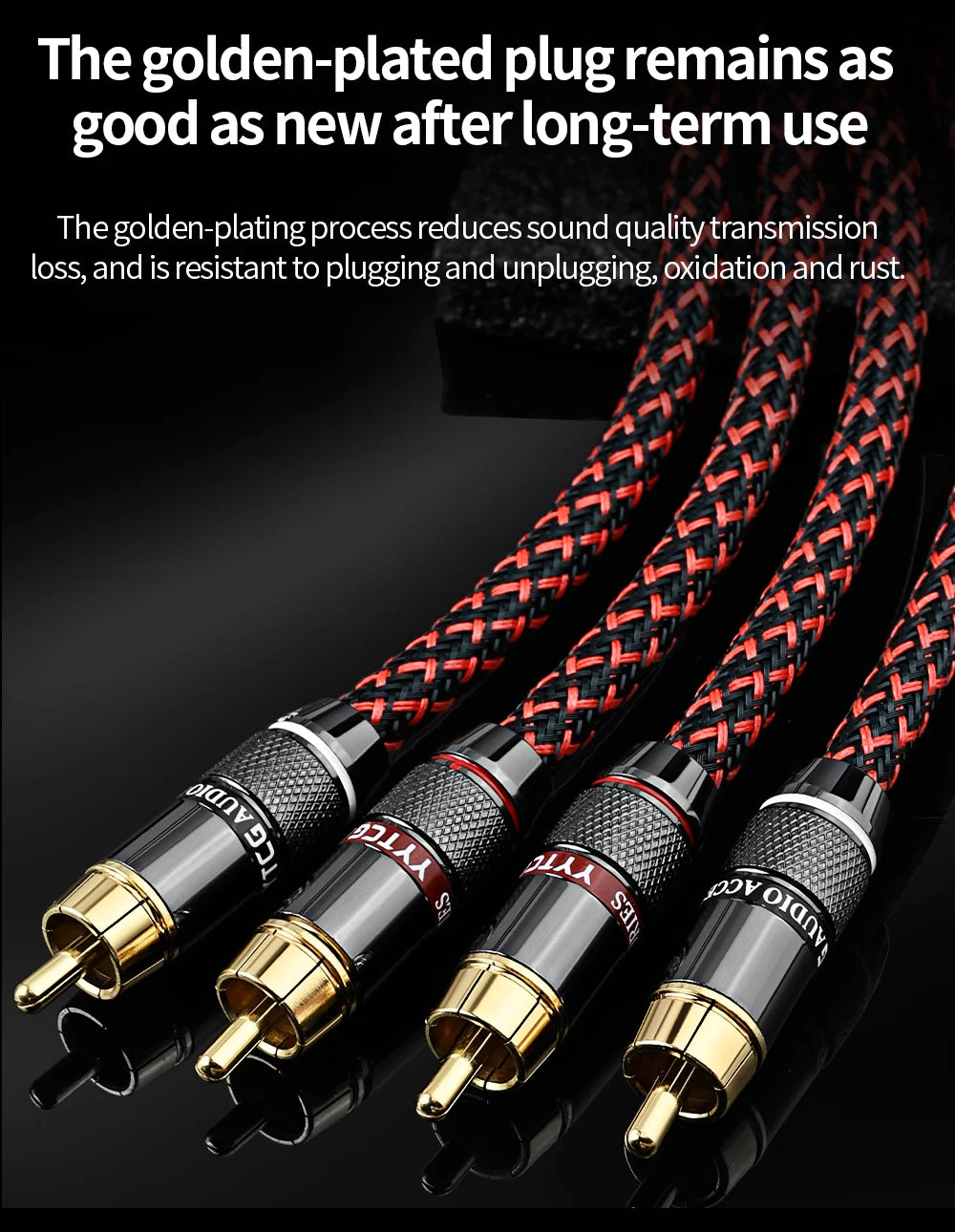 Hi-Fi Stereo RCA Audio Cable