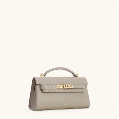 Crocodile Embossed Shoulder Bag in Pu Leather