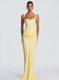 Women Strapless Lace Trim Bodycon Dress