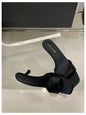 Thin High Heels Open Toe Slides Women Patent Leather Sandals