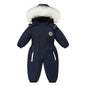 Children's Waterproof Hooded Ski Suit for Winter