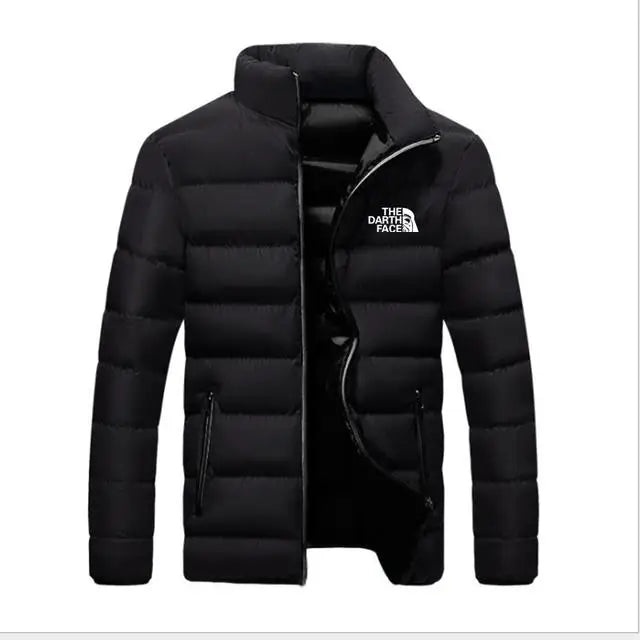 Men's Casual Printed Cotton Parka Jacket