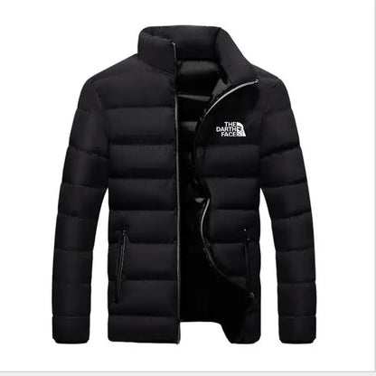 Men's Casual Printed Cotton Parka Jacket