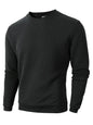 Men's Casual Jacquard Check Pullover Sweatshirt