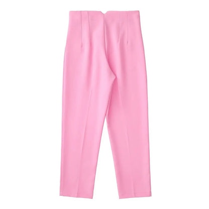 Koekop High Waist Pencil Trousers for Women