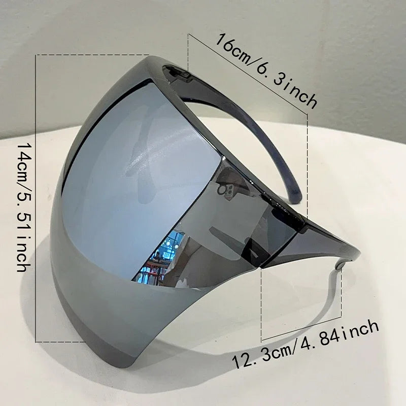 KAMMPT Futuristic Mirror Cycling Sunglasses Anti-UV