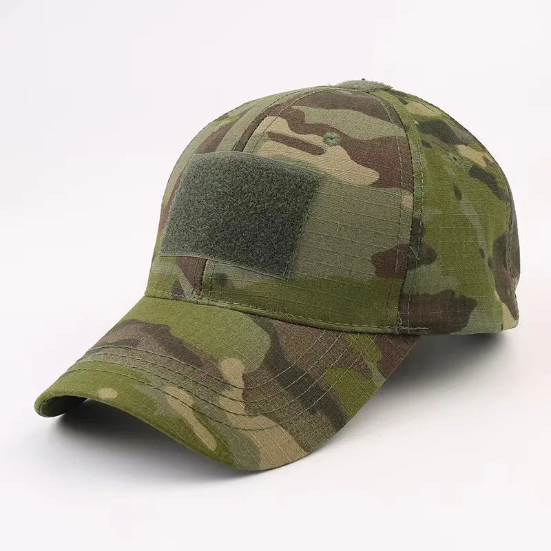 Adjustable Camo Baseball Hat for Outdoor Activities