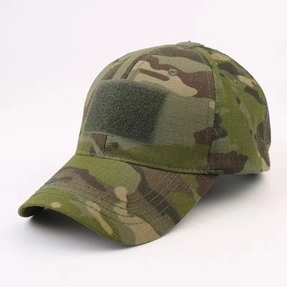 Adjustable Camo Baseball Hat for Outdoor Activities