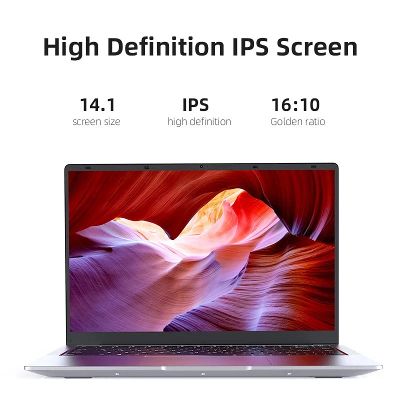 14.1 Inch Ultra Slim Laptop with Intel Atom A3950
