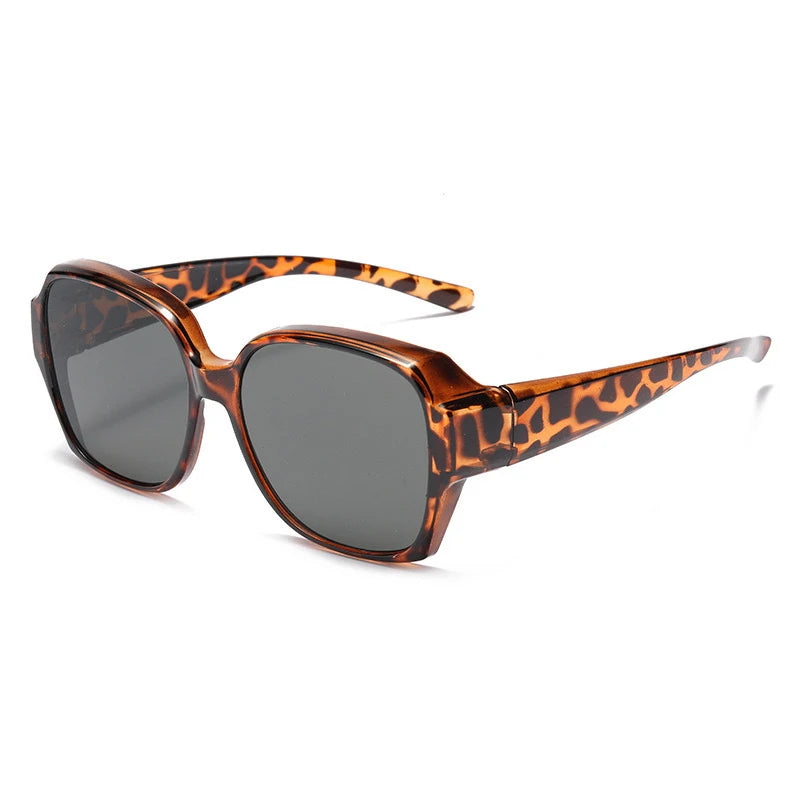 Round Polarized Sunglasses for Prescription Glasses