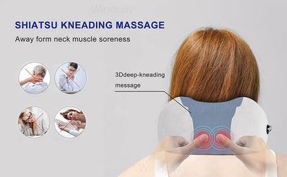3D Kneading Neck Massager Pillow
