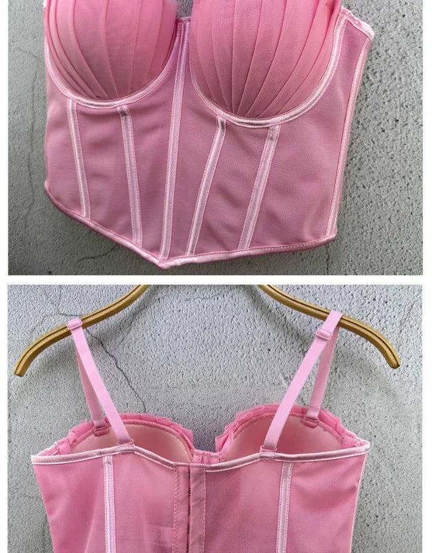 Y2k Women Camisole Tops Slimming Lingerie