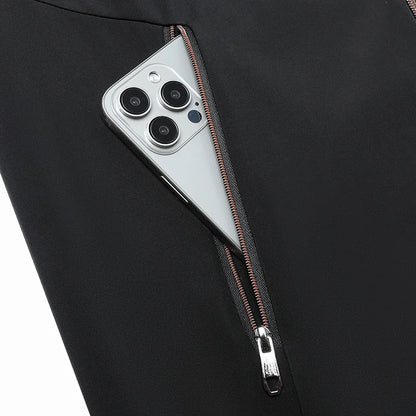 Men's Casual Polyester Jacket for Spring and Autumn