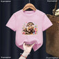 Kawaii Otter Love Printed T-Shirt for Kids