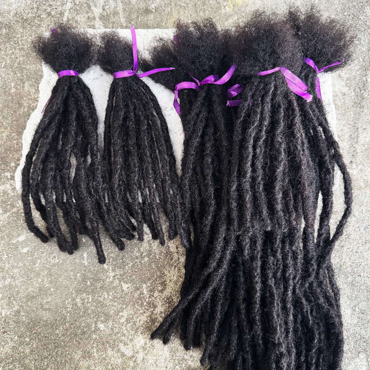 Handmade Human Hair Dreadlock Extensions 50 Strands 6-20 Inch