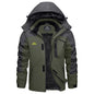 Men's Waterproof Fleece Ski Jacket Parka