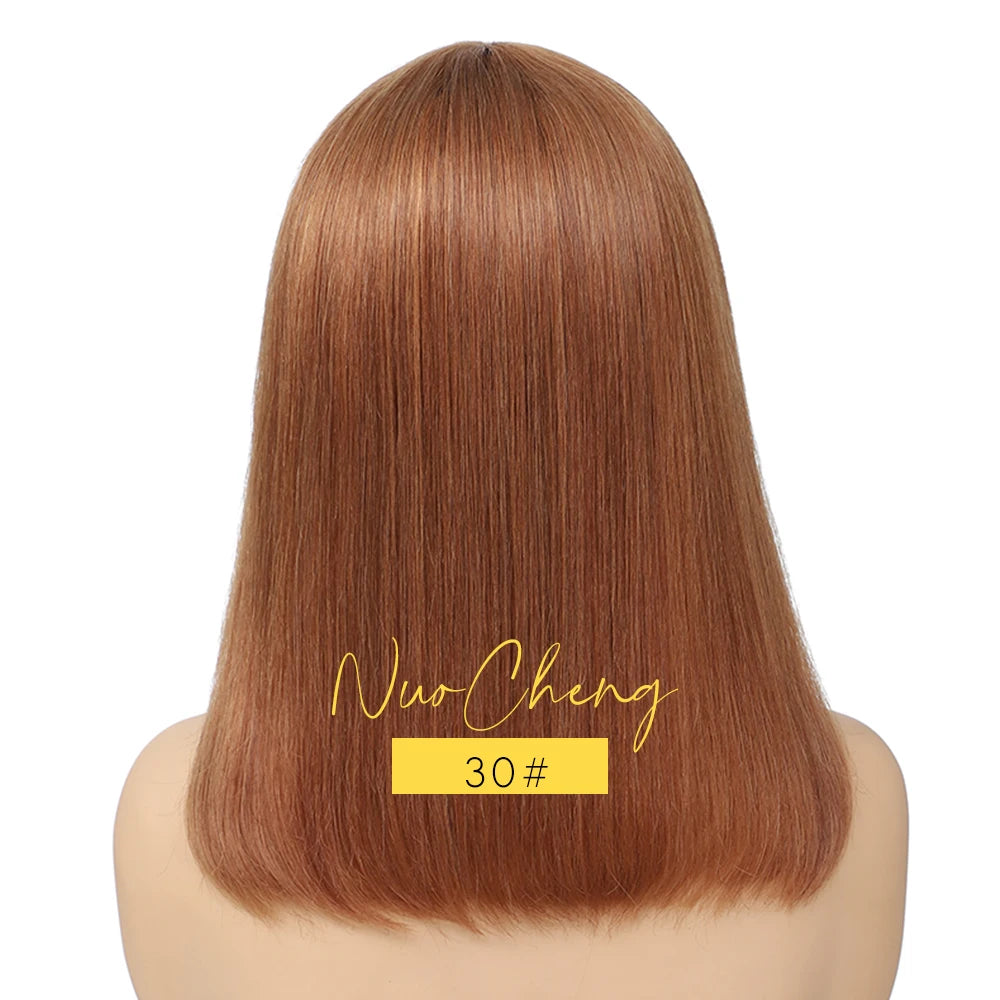 Human Hair 13X4 Lace Frontal Bob Wig for Black Women