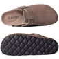 Genuine Leather Clogs with Cork Footbed for Women