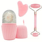 Ice Face Roller Set Gua Sha Satinless Steel Massage Tool