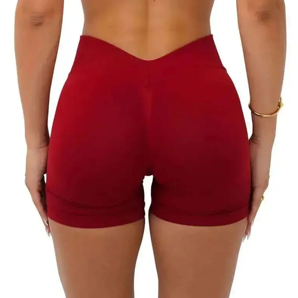Seamless Yoga Shorts for Women Fitness Training