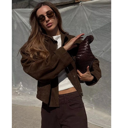 Women's Slim Warm Jackets with Big Pockets