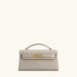Crocodile Embossed Shoulder Bag in Pu Leather