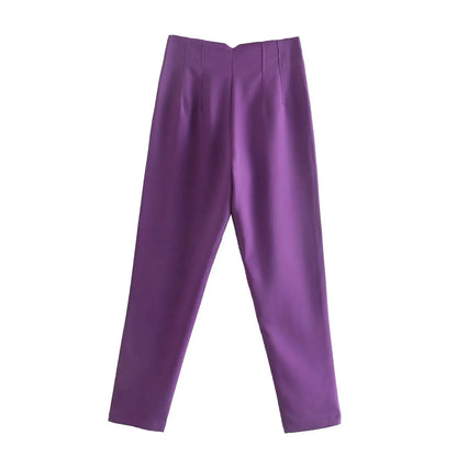 Koekop High Waist Pencil Trousers for Women