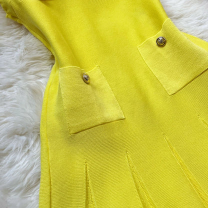 Pleated A-Line Summer Dress for Women