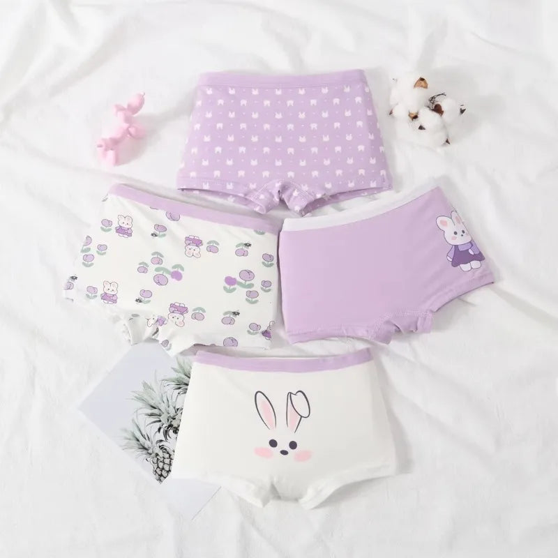 Children's Cotton Boxer Shorts with Cartoon Design