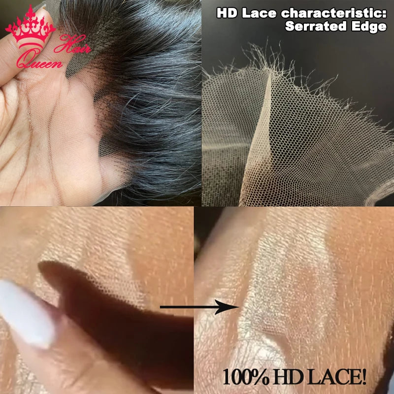 Queen Hair HD Lace Closure Frontal Virgin Human Hair