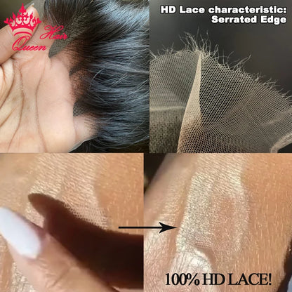 Queen Hair HD Lace Closure Frontal Virgin Human Hair